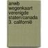 ANWB wegenkaart Verenigde staten/Canada 3. Californië