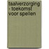 Taalverzorging - Toekomst voor spellen