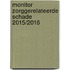 Monitor Zorggerelateerde Schade 2015/2016