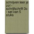 Schrijven leer je zo! - Schrijfschrift 3C - set van 5 stuks