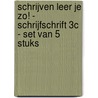 Schrijven leer je zo! - Schrijfschrift 3C - set van 5 stuks door Henk Schweitzer