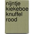 nijntje kiekeboe knuffel rood