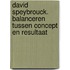 David Speybrouck. Balanceren tussen concept en resultaat