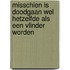Misschien is doodgaan wel hetzelfde als een vlinder worden