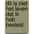 Dit is niet het leven dat ik heb besteld