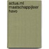 Actua.ml maatschappijleer havo