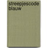 Streepjescode blauw door Tosca Menten