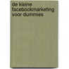 De kleine Facebookmarketing voor Dummies door Marvin Bos