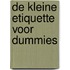 De kleine etiquette voor dummies