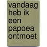 Vandaag heb ik een Papoea ontmoet door Aad Kamsteeg