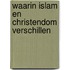 Waarin islam en christendom verschillen