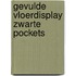 Gevulde vloerdisplay zwarte pockets