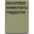 December Weekmenu Magazine
