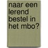 Naar een lerend bestel in het mbo?