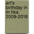 Art's Birthday in M HKA 2009-2018