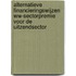 Alternatieve financieringswijzen WW-sectorpremie voor de uitzendsector
