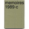 Memoires 1989-C door Willem Oltmans