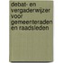 Debat- en Vergaderwijzer voor Gemeenteraden en Raadsleden