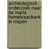 Archeologisch onderzoek naar de Maria Hemelvaartkerk in Nispen