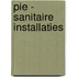 PIE - Sanitaire installaties