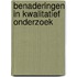Benaderingen in kwalitatief onderzoek