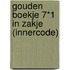 Gouden Boekje 7*1 in zakje (INNERCODE)