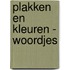 Plakken en kleuren - Woordjes