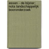Essen - De Bijster; nota landschappelijk booronderzoek door Koen Hebinck