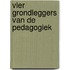 Vier grondleggers van de pedagogiek
