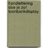Handlettering doe je zo! Toonbankdisplay