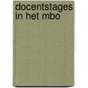 Docentstages in het mbo door Marjan Glaude