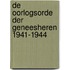 De Oorlogsorde der Geneesheren 1941-1944