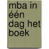 MBA in één dag Het boek