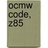 OCMW code, Z85 by Inni publishers