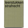 Leerstukken strafrecht door R. ter Haar