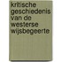 Kritische geschiedenis van de westerse wijsbegeerte