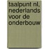 Taalpunt NL, Nederlands voor de onderbouw