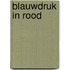 Blauwdruk in Rood