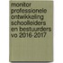 Monitor Professionele ontwikkeling schoolleiders en bestuurders VO 2016-2017
