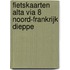 Fietskaarten Alta Via 8 Noord-Frankrijk Dieppe