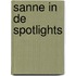 Sanne in de spotlights