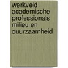 Werkveld academische professionals Milieu en duurzaamheid door Wilfried Ivens