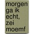Morgen ga ik echt, zei Moemf