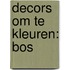 Decors om te kleuren: bos
