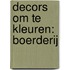 Decors om te kleuren: boerderij