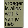 Vroeger is alles wat ik van je heb by Adam Silvera