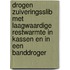 Drogen zuiveringsslib met laagwaardige restwarmte in kassen en in een banddroger