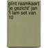 Plint Raamkaart 'Je Gezicht' Jan 't Lam set van 10