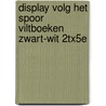 Display Volg het spoor viltboeken zwart-wit 2Tx5E by Kareem Verbakel