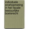 Individuele straftoemeting in het fiscale bestuurlijke boeterecht door I.J. Krukkert